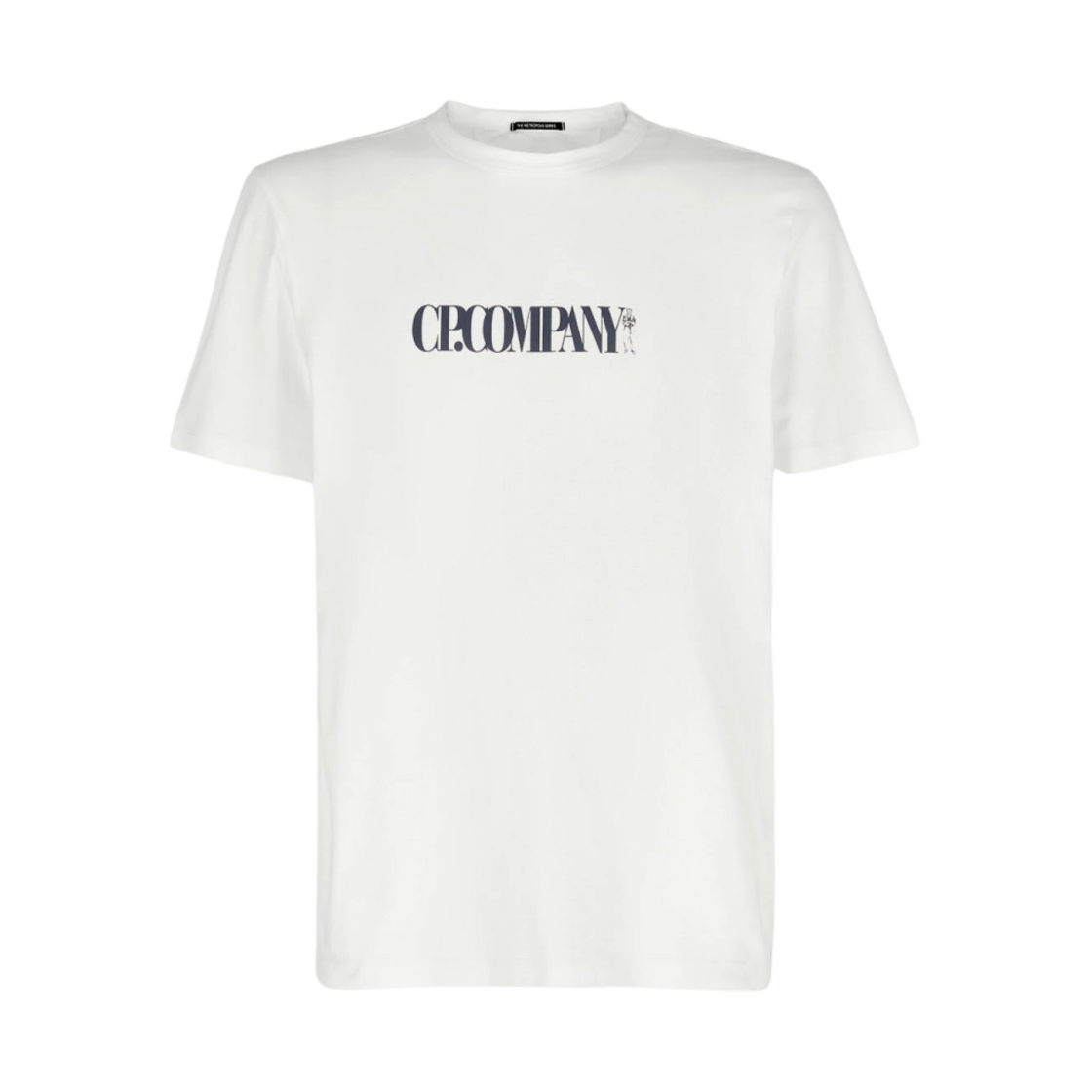 C.P. 컴퍼니 30/2 머서라이즈드 저지 세일러 로고 티셔츠 거즈 화이트 - 22SS(C.P. Company 30/2 Mercerized Jersey Sailor Logo T-Shirt Gauze White - 22SS) - 1
