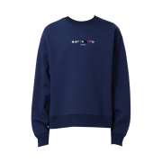 Ader Error Gemma Sweatshirt Navy