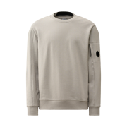 C.P. Company Diagonal Raised Fleece Sweatshirt Drizzle Grey - 24SS
