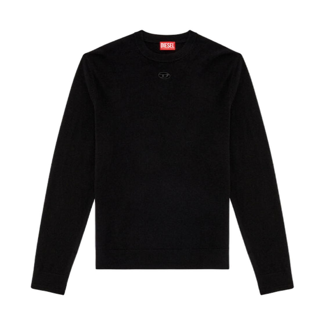 디젤 울 캐시미어 점퍼 블랙(Diesel Wool and Cashmere Jumper Black) - 1