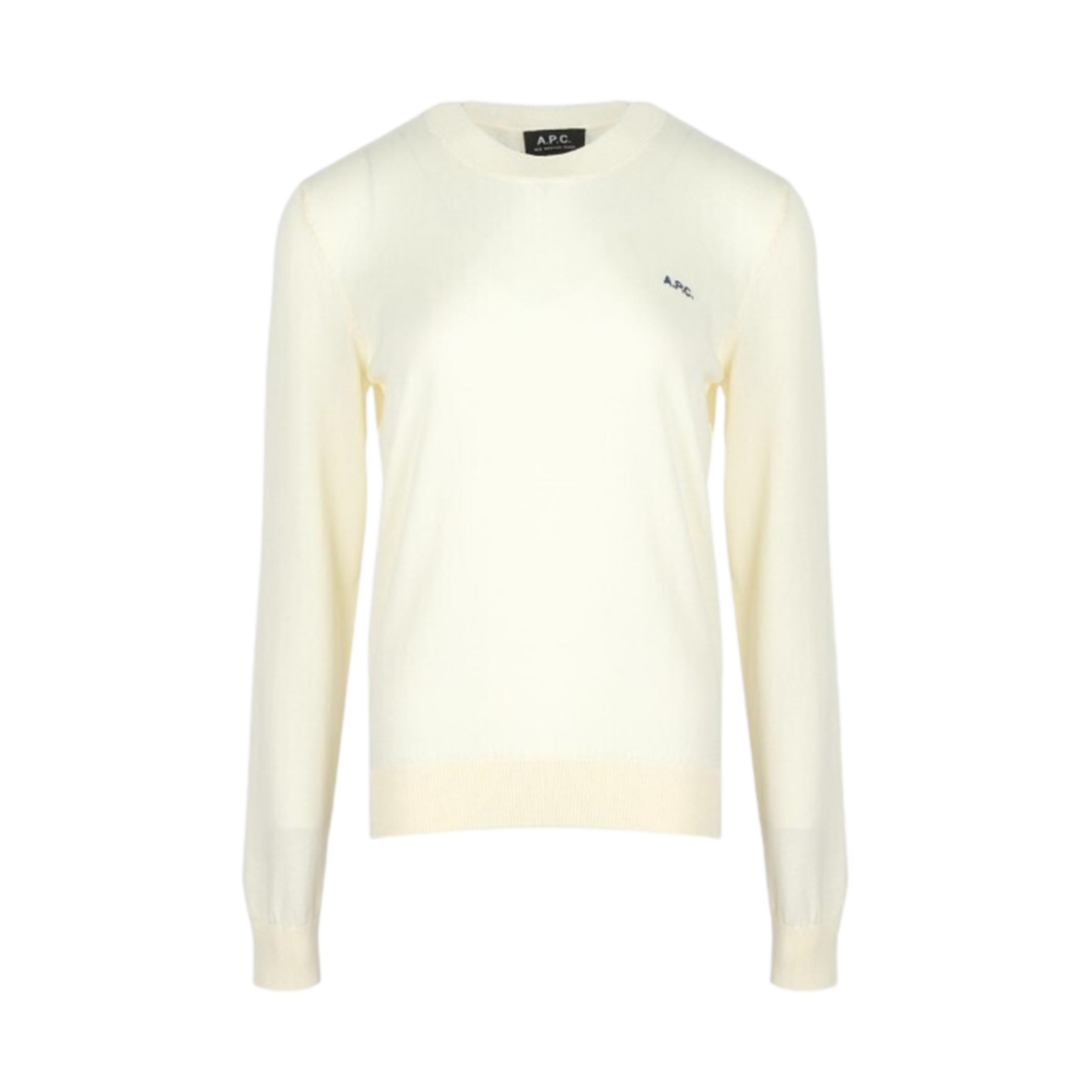 (W) 아페쎄 빅토리아 코튼 스웨터 에크루((W) A.P.C. Victoria Cotton Sweater Ecru) - 1