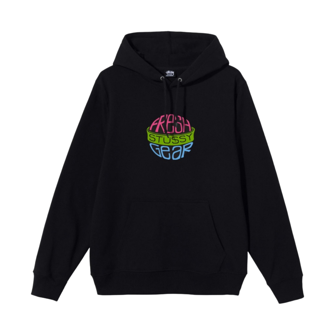 스투시 프레쉬 기어 후드 블랙(Stussy Fresh Gear Hoodie Black) - 1