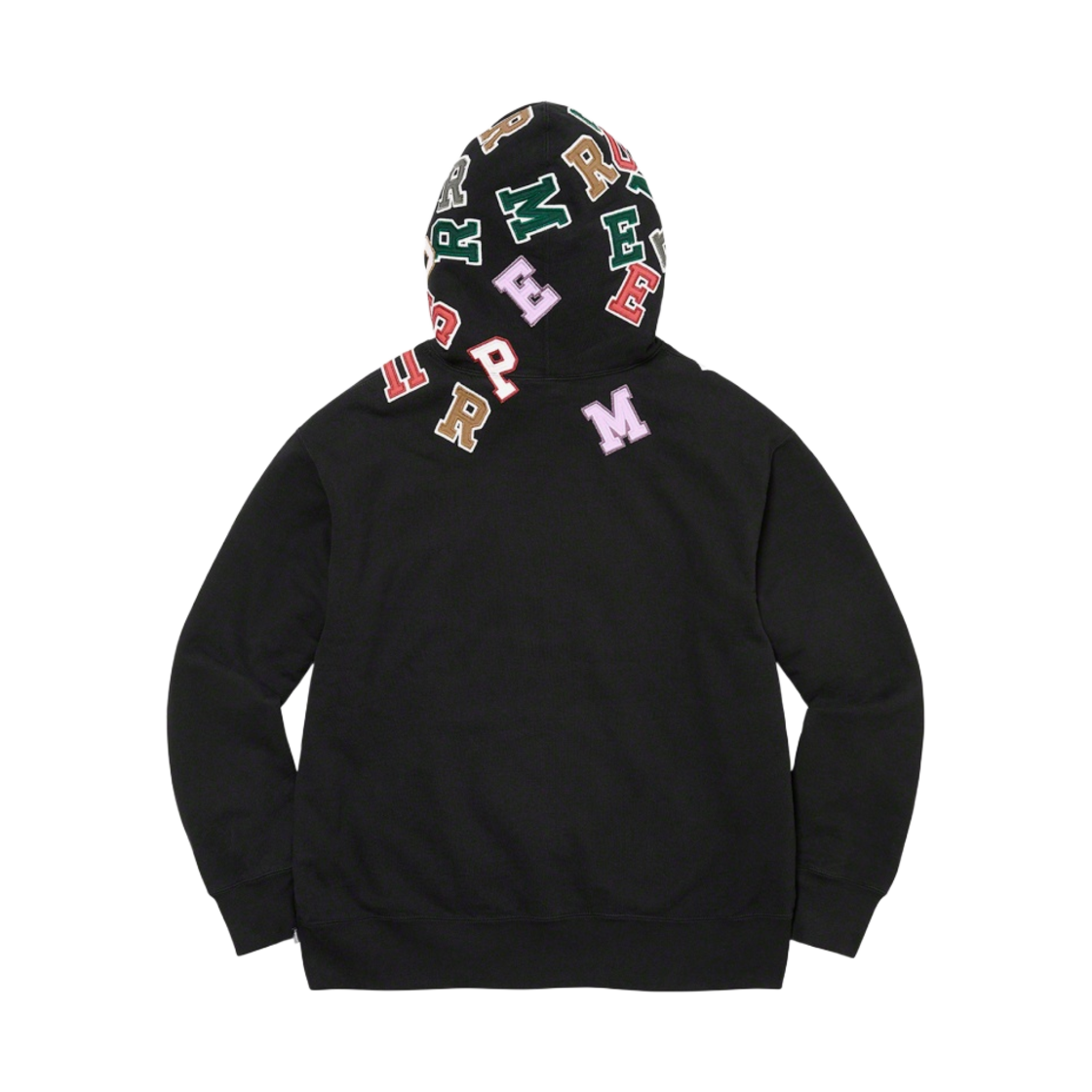 슈프림 스케터 아플리케 후드 스웨트셔츠 블랙 - 22FW(Supreme Scattered Applique Hooded Sweatshirt Black - 22FW) - 2