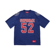 Supreme Spiderweb Football Jersey Navy - 24SS