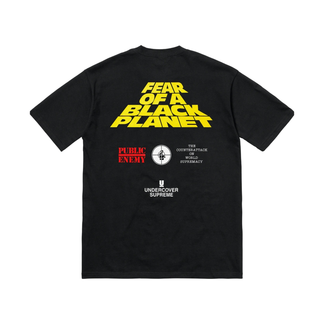 슈프림 x 언더커버 퍼블릭 에너미 화이트 하우스 티셔츠 블랙 - 18SS(Supreme x Undercover Public Enemy White House T-Shirt Black - 18SS) - 2