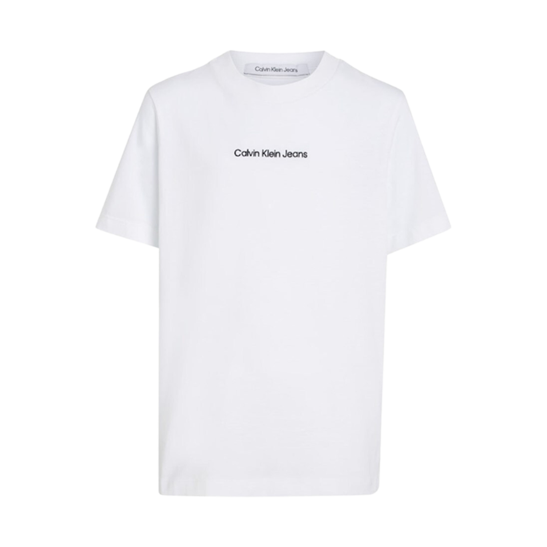 (W) 캘빈 클라인 코튼 티셔츠 브라이트 화이트((W) Calvin Klein Cotton T-Shirt Bright White)