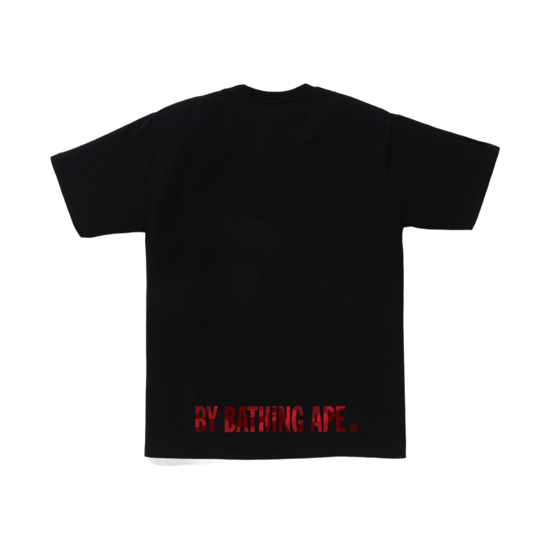 베이프 컬러 카모 에이프 페이스 티셔츠 블랙 레드(BAPE Color Camo Ape Face T-Shirt Black Red) - 2