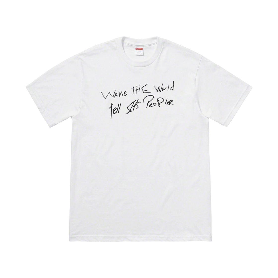 - Supreme Buju Banton Wake The World T-Shirt White - 19SS
