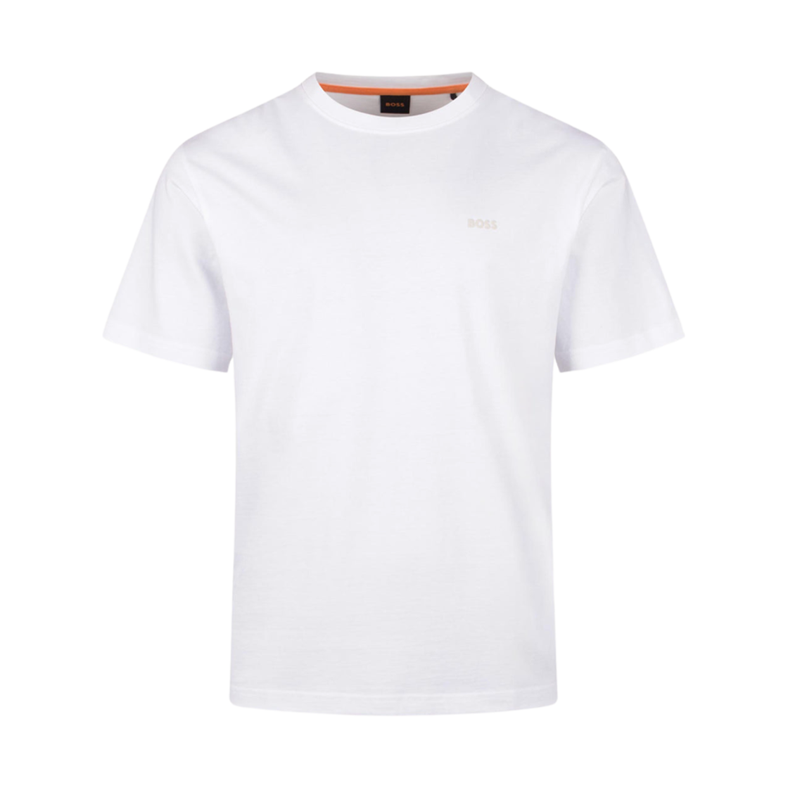 50534925-100 Hugo Boss Cotton Relaxed Fit T-Shirt with Seasonal Rear Print White