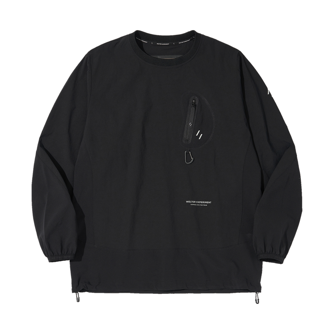 WLT032 Welter Experiment Breathable Long Sleeve Pullover Black
