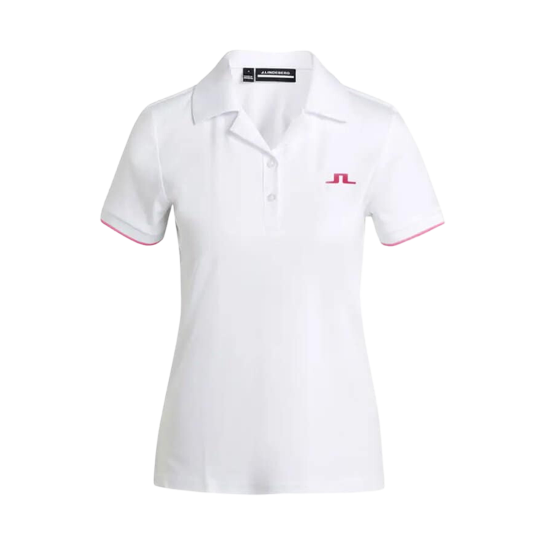 GWJT08097-0000 (W) J.Lindeberg Solange Polo White