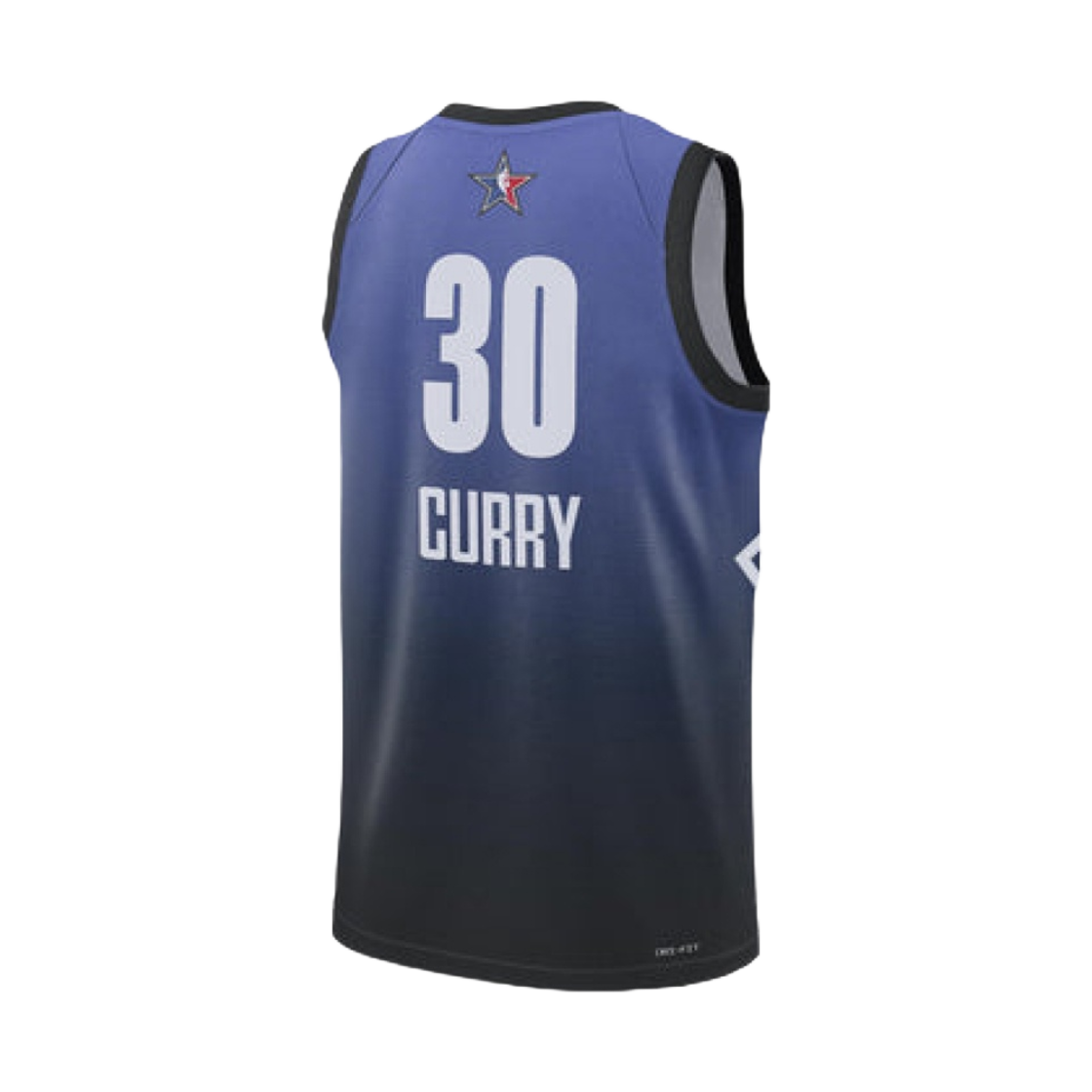조던 스테판 커리 2023 올스타 에디션 드라이핏 NBA 스윙맨 저지 블루(Jordan Stephen Curry 2023 All Star Edition Dri-Fit NBA Swingman Jersey Blue)
