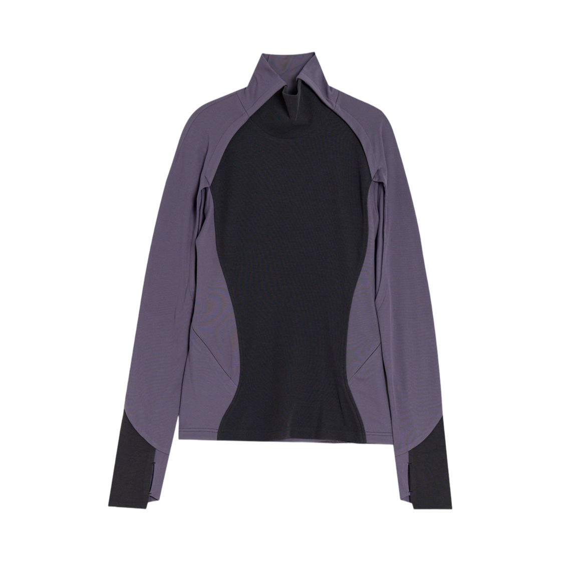 혜인 서 모크넥 탑 애쉬 퍼플(Hyein Seo Mock Neck Top Ash Purple)