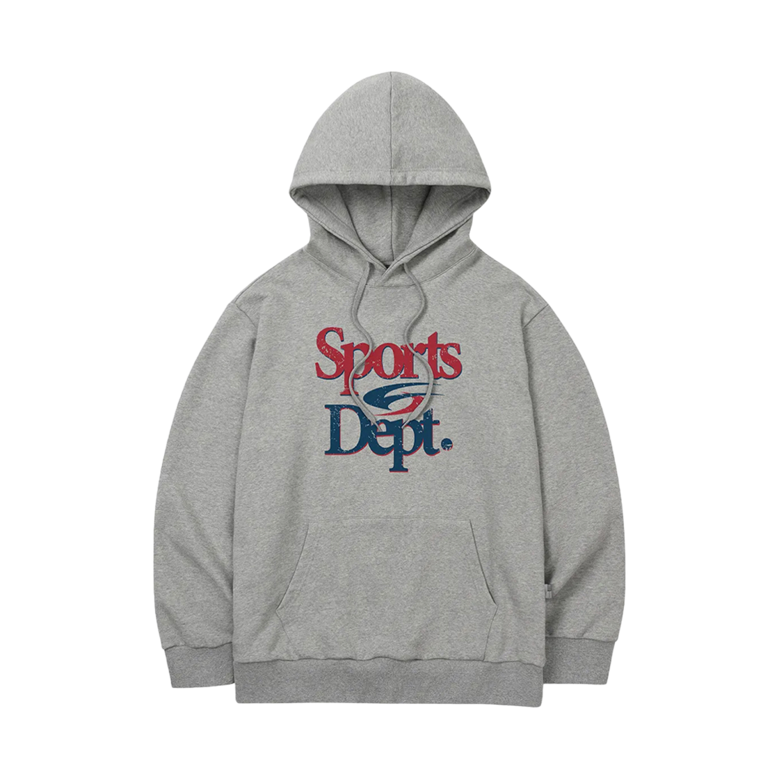 스포츠뎁트 어센틱 로고 후디 멜란지 그레이(Sports Dept Authentic Logo Hoody Melange Grey)