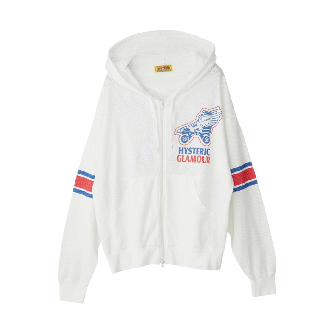 (W) 히스테릭 글래머 히스테릭 롤러스 후드 화이트((W) Hysteric Glamour Hysteric Rollers Hoodie White) - 2