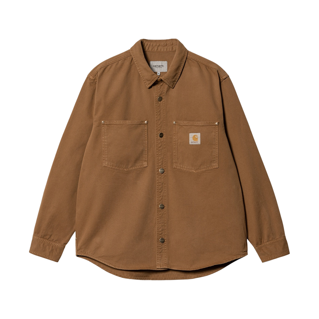 칼하트 WIP 더비 셔츠 자켓 해밀턴 브라운 가먼트 다이드(Carhartt WIP Derby Shirt Jacket Hamilton Brown Garment Dyed) - 1