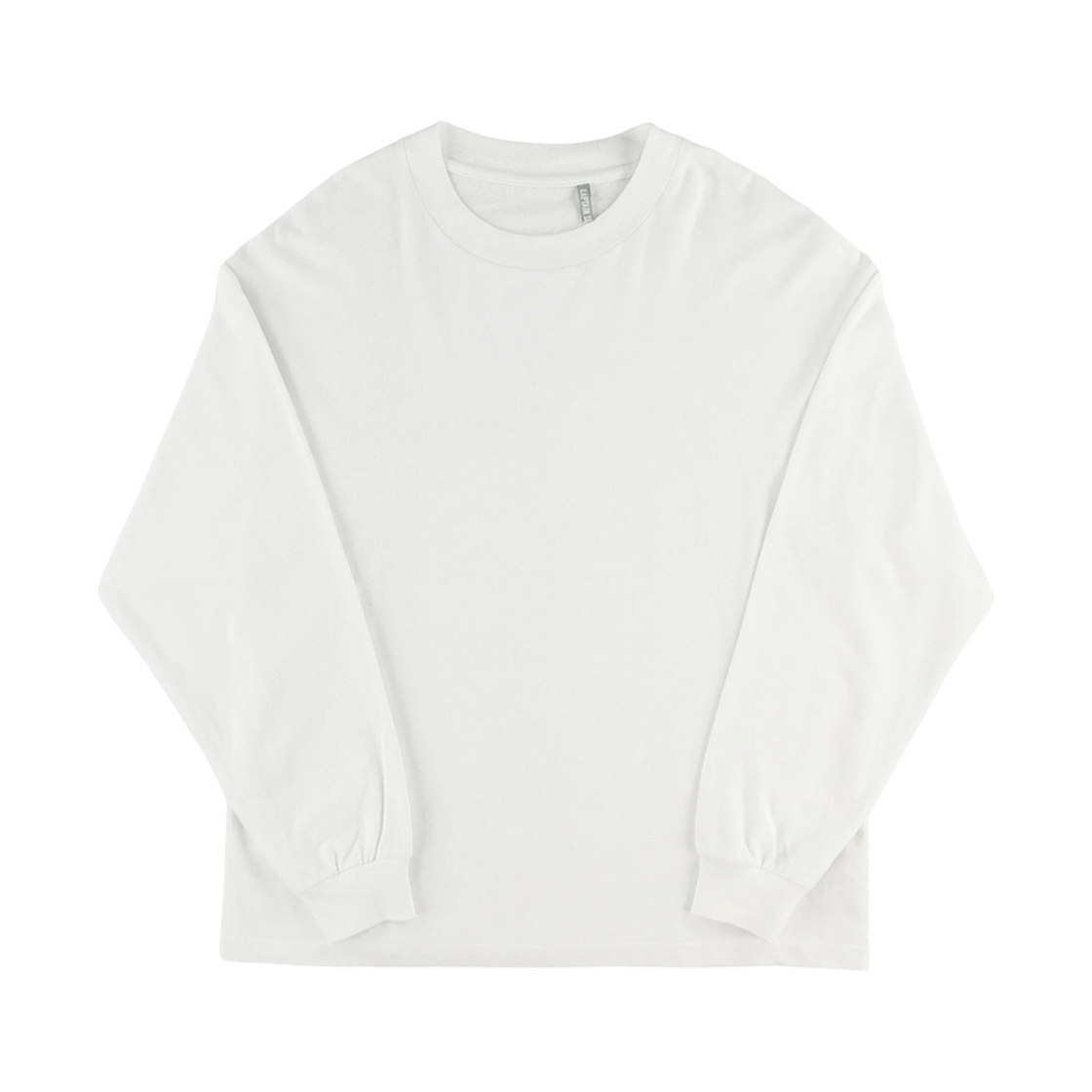 캡틴 선샤인 수빈 플레이트 롱슬리브 티셔츠 화이트(Kaptain Sunshine Suvin Plating L/S T-Shirt White)