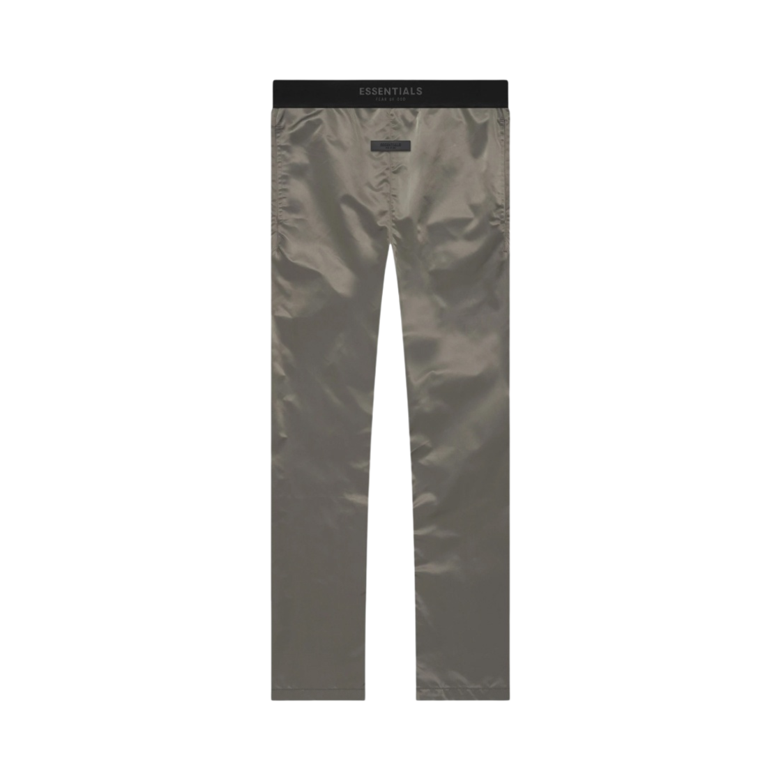 - Essentials Relaxed Nylon Trousers Desert Taupe - 22SS