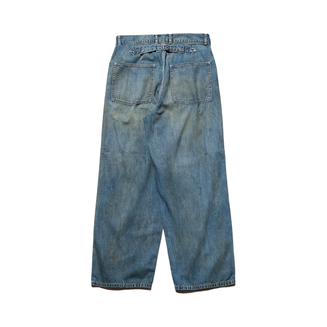 아프레쎄 빈티지 밀리터리 데님 트라우저 인디고 - 24FW(A.Presse Vintage Military Denim Trousers Indigo - 24FW) - 2