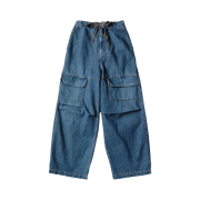 Kapital 14 oz. Denim Shovel Buggy Pants Indigo