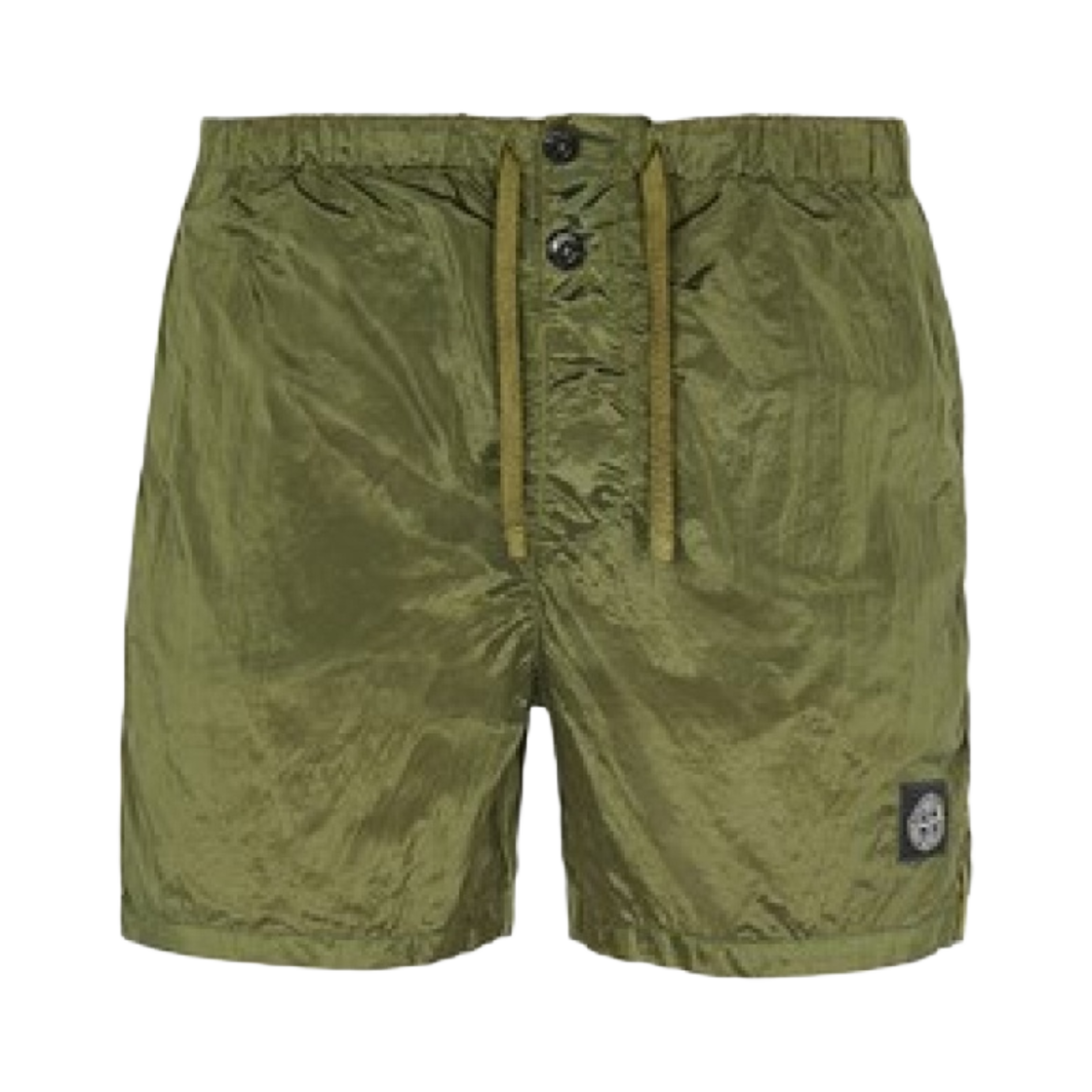 스톤 아일랜드 B0643 나일론 메탈 스위밍 트렁크 올리브 그린 - 22SS