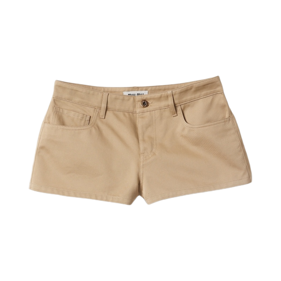 (W) 미우 미우 치노 쇼츠 코드((W) Miu Miu Chino Shorts Cord) - 1