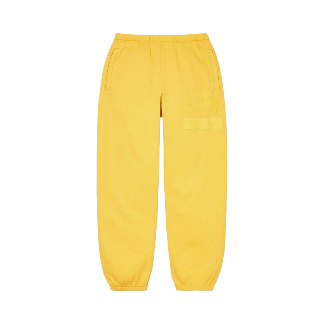 슈프림 x 노스페이스 피그먼트 프린티드 스웨트팬츠 옐로우 - 22FW(Supreme x The North Face Pigment Printed Sweatpants Yellow - 22FW) - 1