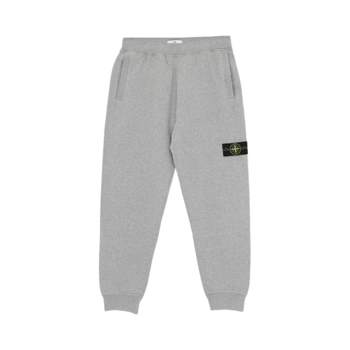 811560920-V0M64 Stone Island 60920 Brushed Organic Cotton Fleece Jogger Pants with Pockets Grey Melange - 24FW