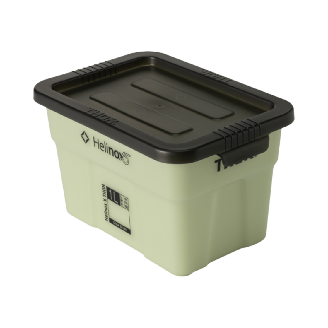 헬리녹스 x 토르 15주년 1L 컨테이너 글로우 그린(Helinox x Thor 15th Anniversary 1L Container Glow Green)