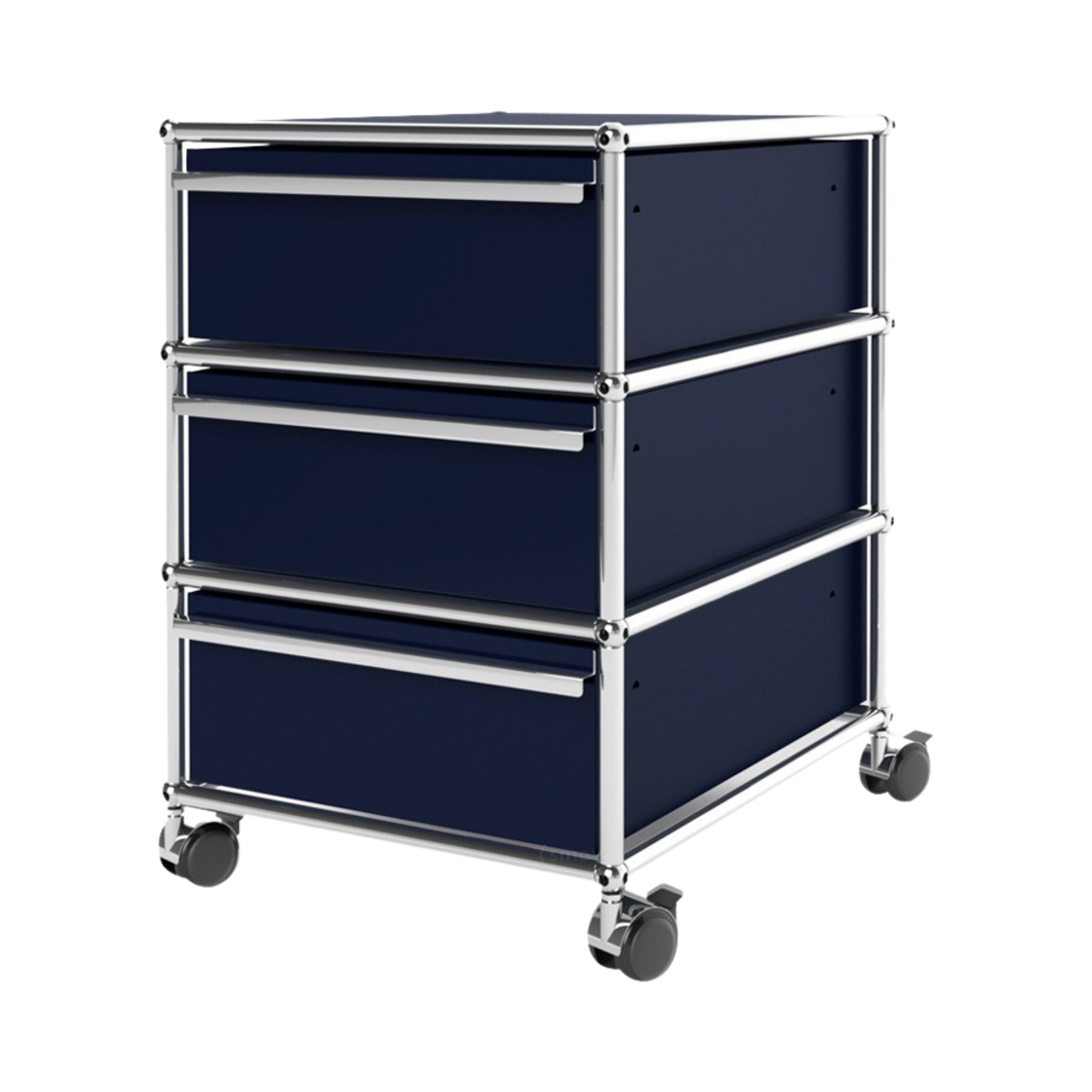 USM 할러 페데스탈 1x3 스틸 블루(USM Haller Pedestal 1x3 Steel Blue)