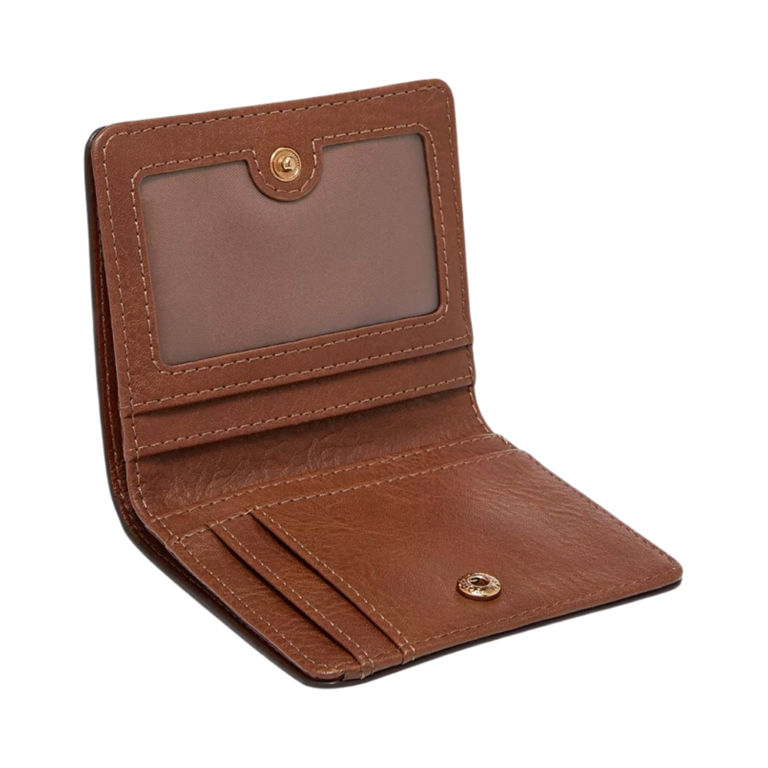 파슬 로건 레더 스몰 RFID 반지갑 브라운(Fossil Logan Leather Small RFID Bifold Wallet Brown) - 2