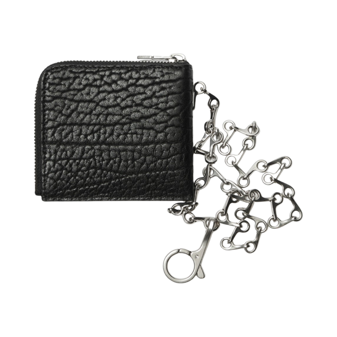 버버리 레더 B 체인 지갑 블랙(Burberry Leather B Chain Wallet Black) - 2