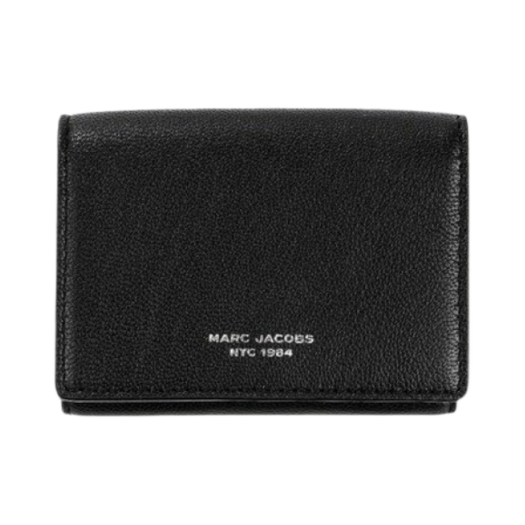 Marc Jacobs The Slim 84 Medium Tri-Fold Wallet Black