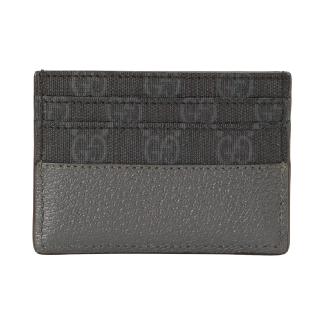구찌 인터로킹 G 슈프림 컷아웃 카드 케이스 블랙 그레이(Gucci Interlocking G Supreme Cut-Out Card Case Black Grey) - 4