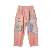 Kapital Katsuragi High Waist Neem Pants Gypsy Patch Remake Pink