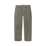 Supreme Snake Print Chino Pant Olive - 24SS
