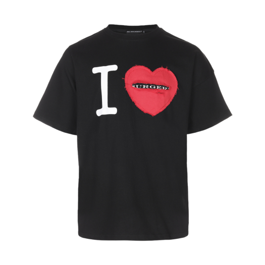 24SSD003B Surgery I Love T-Shirt Black