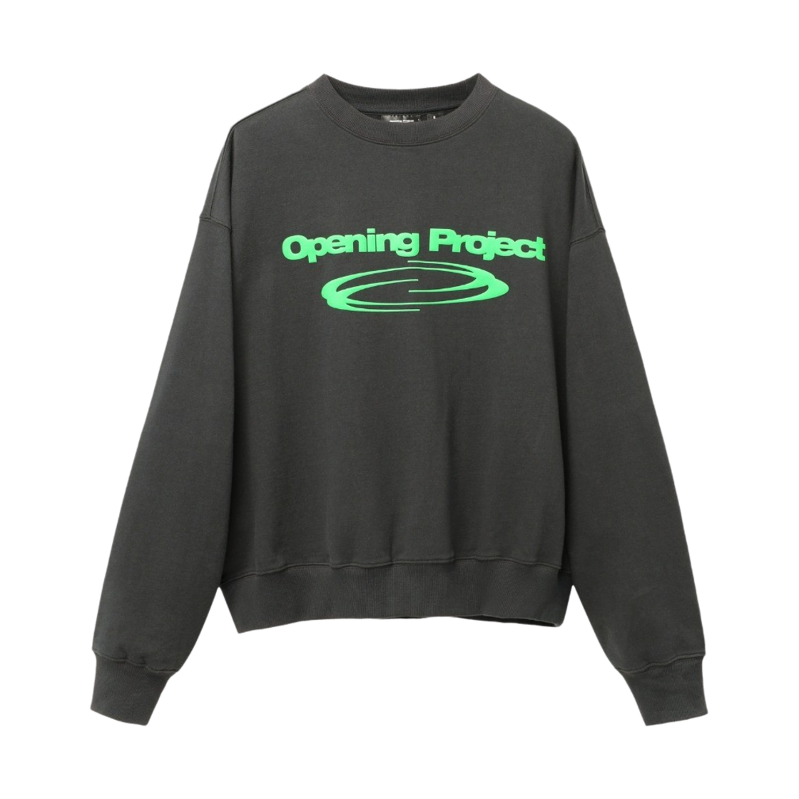 오프닝프로젝트 아이덴티티 스웨트셔츠 차콜