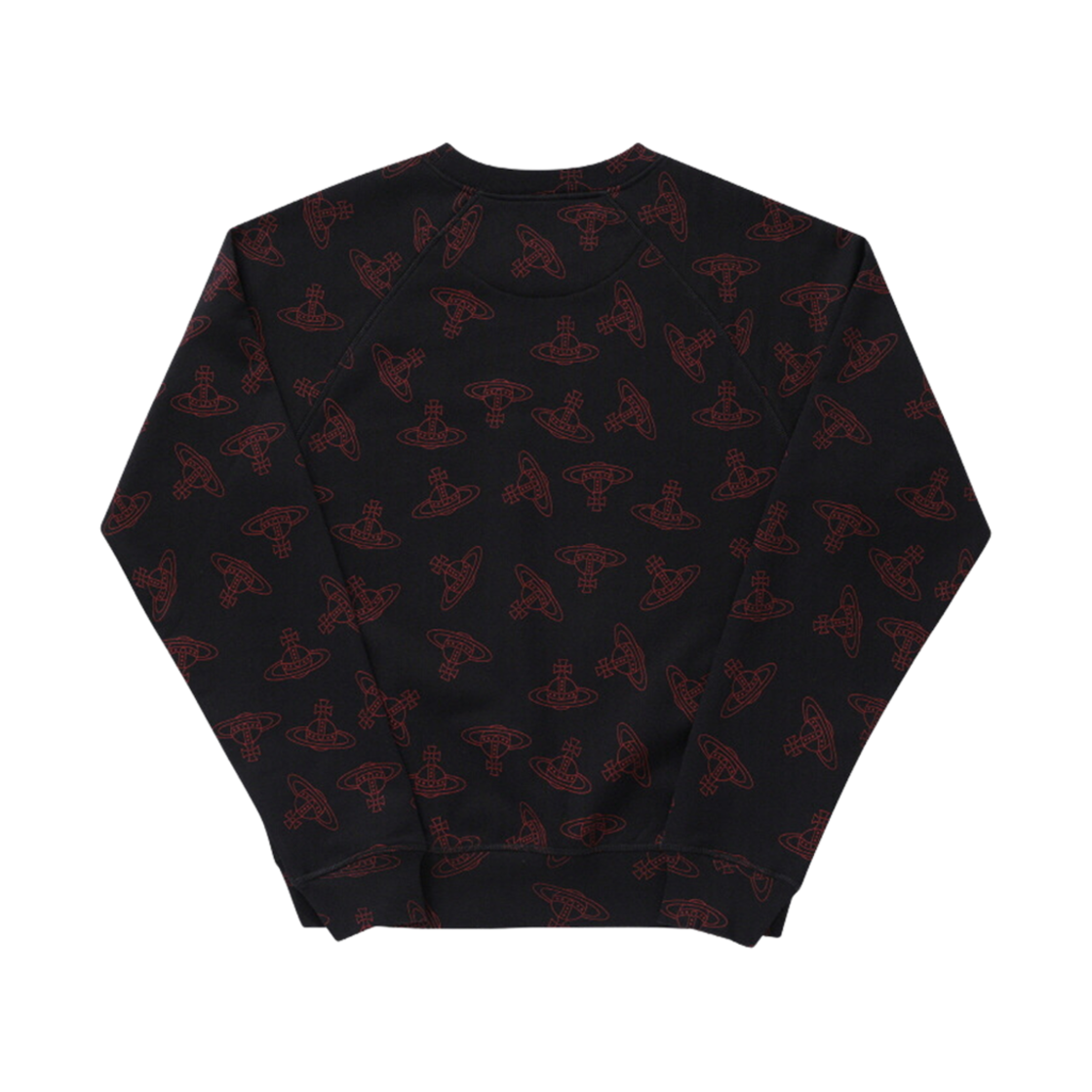 (W) 비비안 웨스트우드 코튼 스웨트셔츠 블랙 레드((W) Vivienne Westwood Cotton Sweatshirt Black Red) - 2