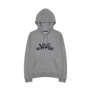 Louis Vuitton Neon Working Man Hoodie Grey