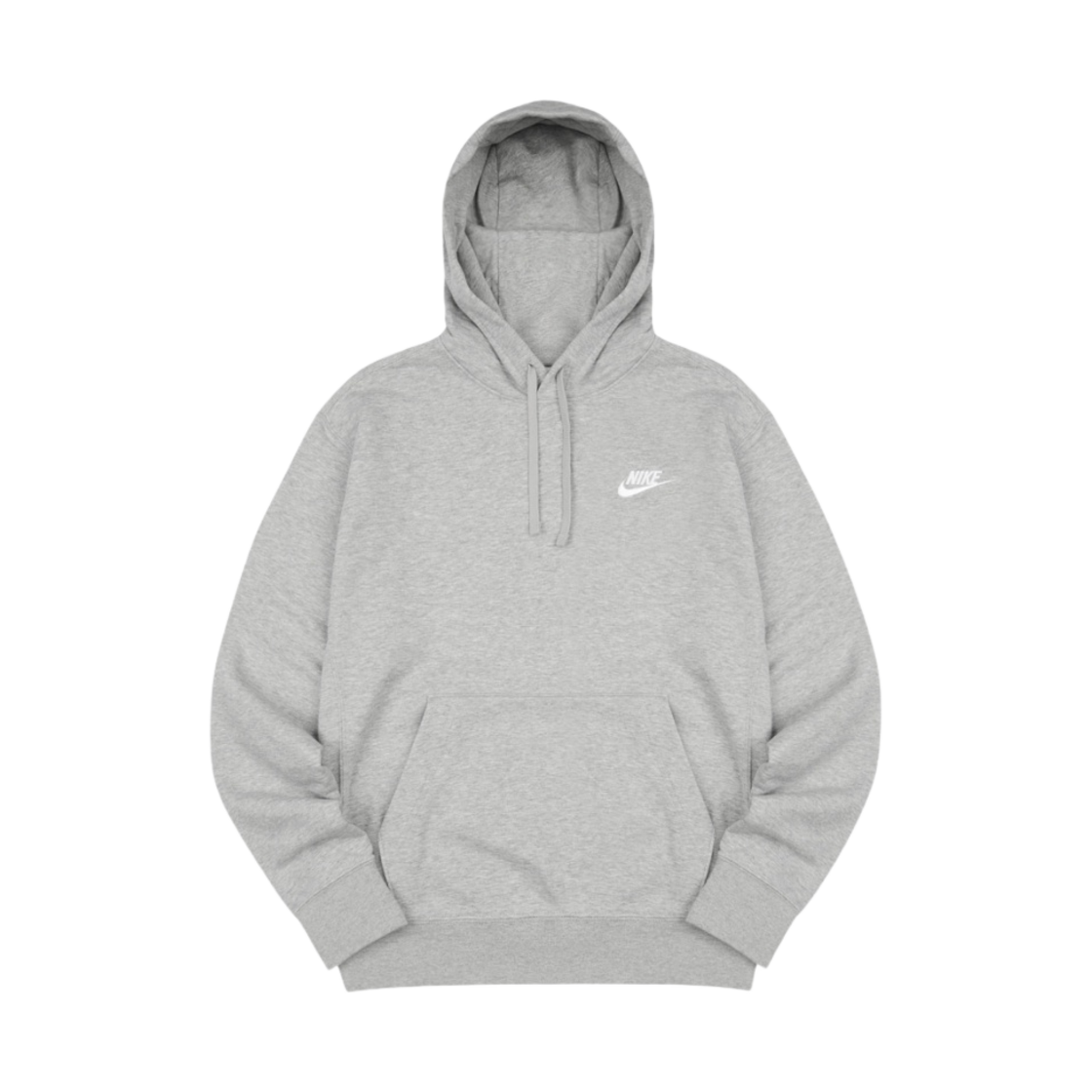 나이키 NSW 클럽 플리스 풀오버 후드 다크 그레이 헤더 - 아시아(Nike NSW Club Fleece Pullover Hoodie Dark Grey Heather - Asia)