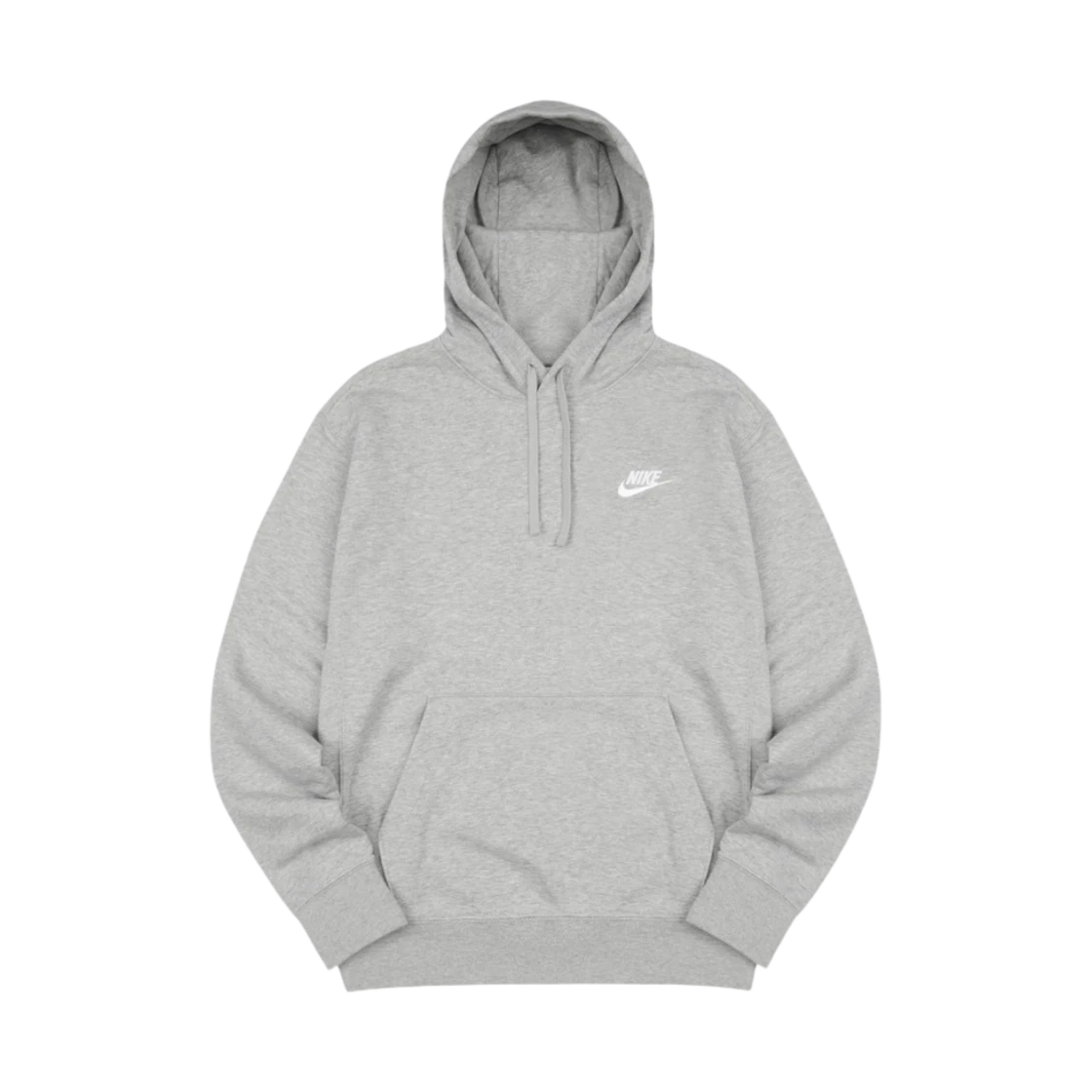 Nike Nike NSW Club Fleece Pullover Hoodie Dark Grey Heather - Asia · L