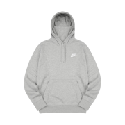 Nike NSW Club Fleece Pullover Hoodie Dark Grey Heather - Asia