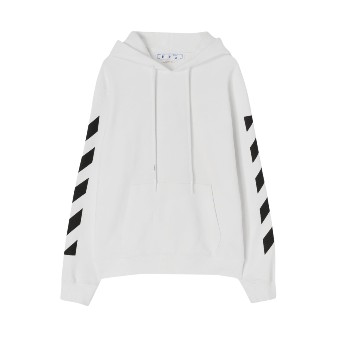 오프화이트 다이애그 애로우 슬림 후드 화이트(Off-White Diag Arrow Slim Hoodie White) - 1