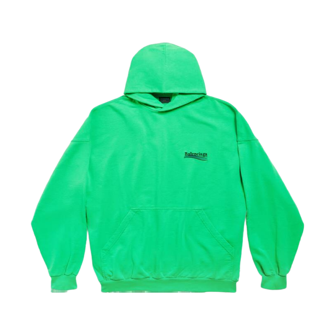 발렌시아가 폴리티컬 캠페인 후드 오버사이즈 그린(Balenciaga Political Campaign Hoodie Oversized Green) - 1