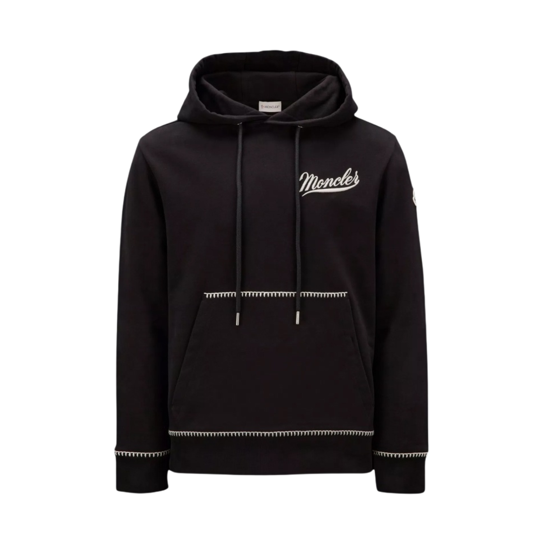 I1-091-8G00002-899WC-999 Moncler Logo Hoodie Black - 23SS