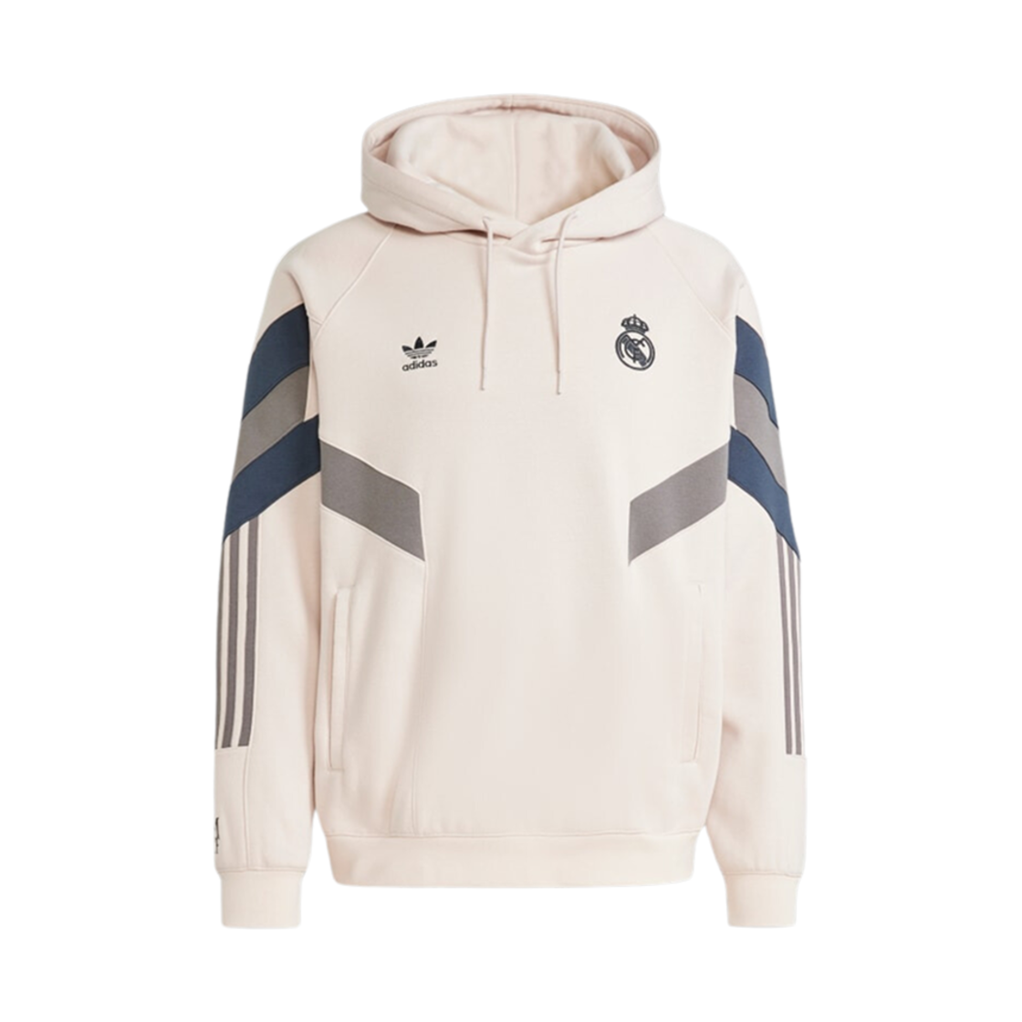 아디다스 레알 마드리드 오리지널스 후드 퍼티 모브 차콜 - KR 사이즈(Adidas Real Madrid Originals Hoodie Putty Mauve Charcoal - KR Sizing) - 1