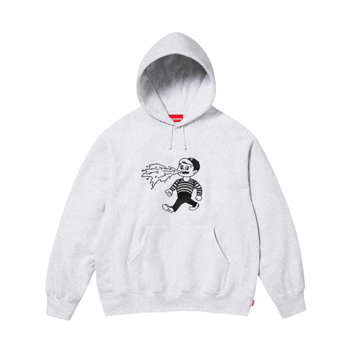 슈프림 x 홈런 후드 스웨트셔츠 애쉬 그레이 - 25SS