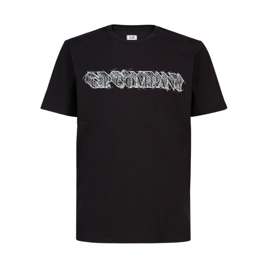C.P. 컴퍼니 30/1 저지 릴렉스드 로고 티셔츠 블랙 - 23FW(C.P. Company 30/1 Jersey Relaxed Logo T-Shirt Black - 23FW) - 1