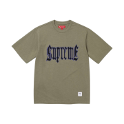 Supreme Old English S/S Top Olive - 24SS